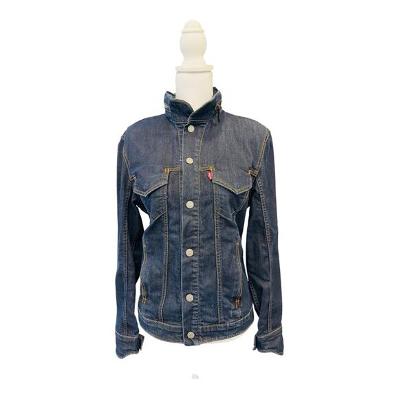Levi's CommuterLevi's Commuter Trucker Jacket Vented Urban Cycle Men's with Hood - Picture 1 of 6